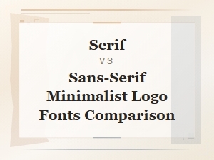 Serif vs Sans-Serif Minimalist Logo Fonts: a Visual Comparison Guide